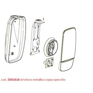 STRUTTURA METALLO COPPA SPECCHIO MOD.301/314