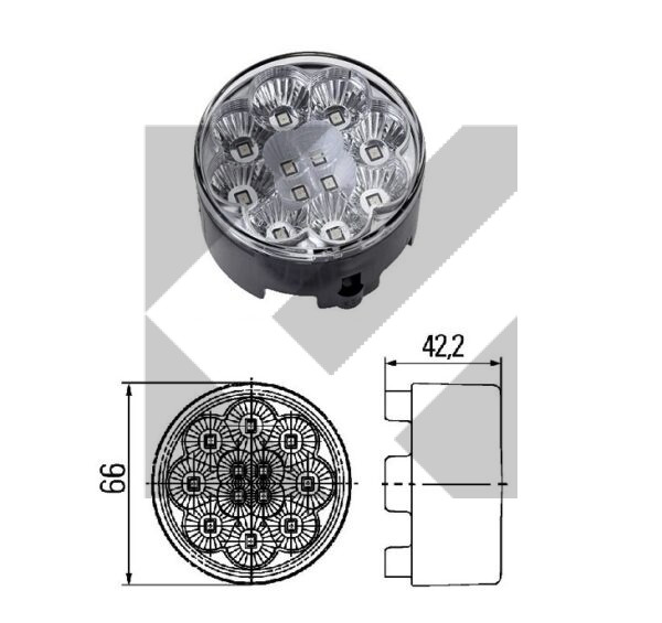 FANALE POST.STOP/POS. LED 24V