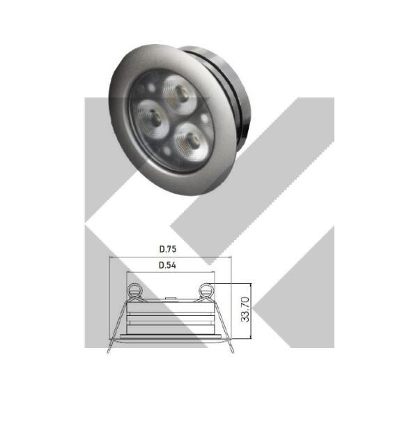 PLAFONIERA LED 10-30V
