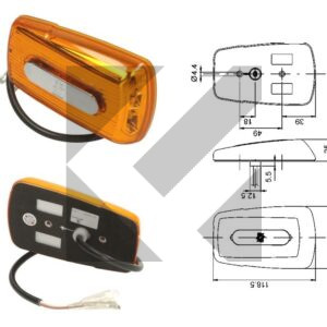 INDICATORE DIREZ.S/SPINA DX/SX LED 9-32V