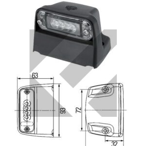 FANALE TARGA DX/SX LED 24V