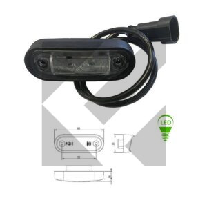 FANALE TARGA LED 24V