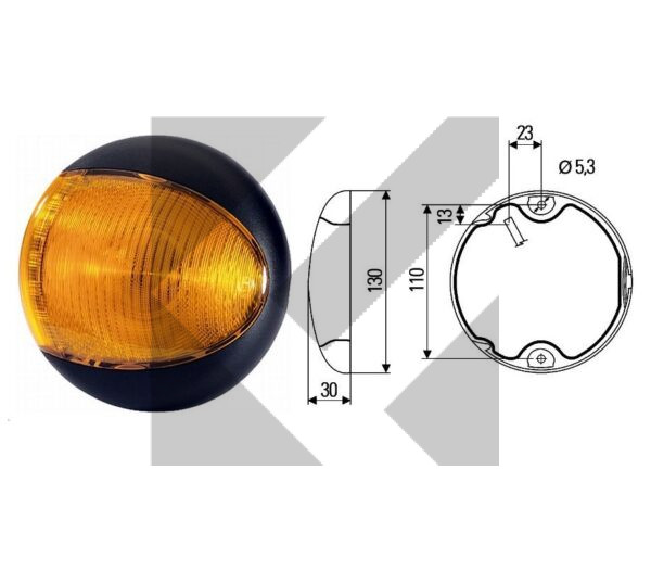 FANALE POST.DIREZIONE 12/24V LED