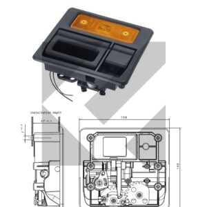 MANIGLIA MANUALE C/SIDE MARKER