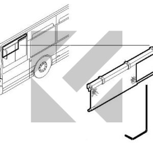 TENDA LAT.AUTISTA L.1010 MM CITELIS
