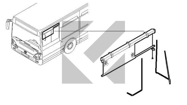 TENDA LAT.AUTISTA L.1010 MM CITELIS