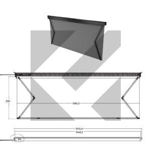 TENDA 24V PARABREZZA 1505X520 MM