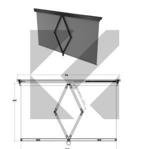 TENDA MANUALE 460X760 MM