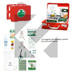 BOX PRONTO SOCCORSO ALL.2 DM.388 GR.C C/STAFFA