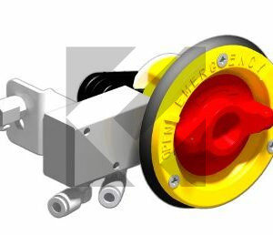 MANIGLIA EMERG.PORTA C/MICROSWITCH