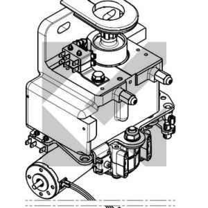 MOTORE PORTA SX 12V C/SBLOCCO MECC.