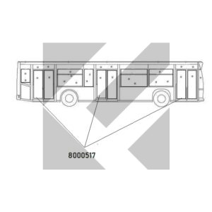 CRISTALLO CAM.SX PORTA CITARO 1861X610MM