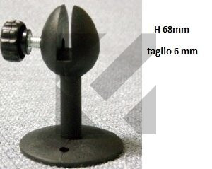 PORTATABELLA NYLON NERO H.68 MM
