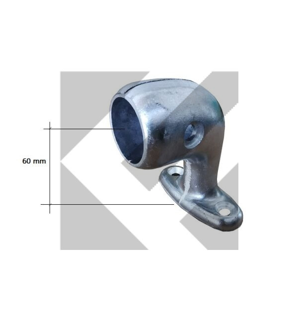 SUPPORTO A GOMITO D.30 GREZZO