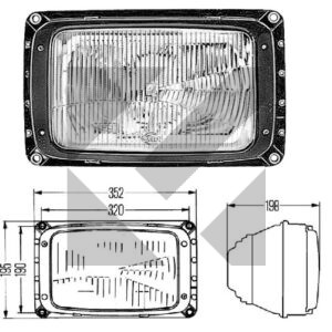 PROIETTORE DX/SX 24V H4