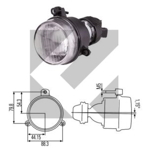 FENDINEBBIA DX/SX H3 24V