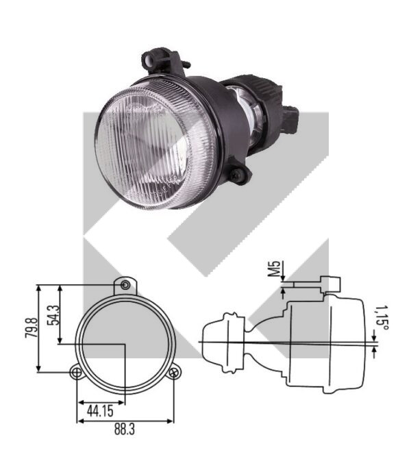 FENDINEBBIA DX/SX H3 24V