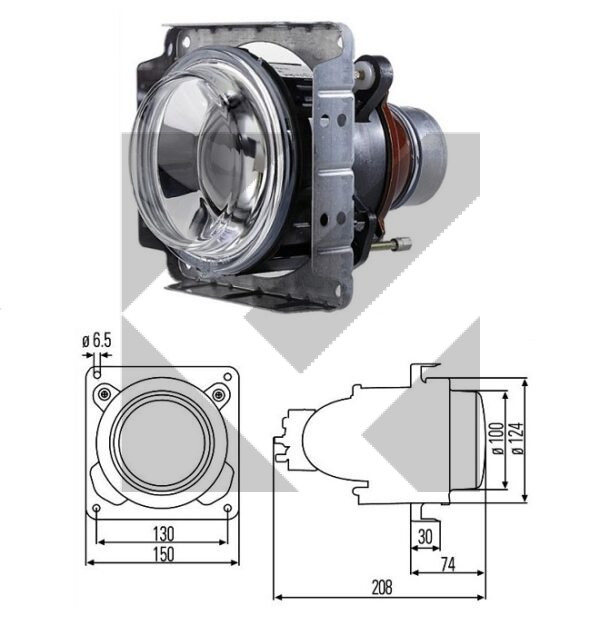 FENDINEBBIA DX/SX H1 24V