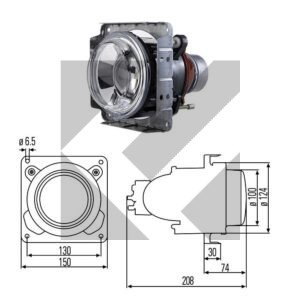 PROIETTORE ANABB.DX/SX H1 24V