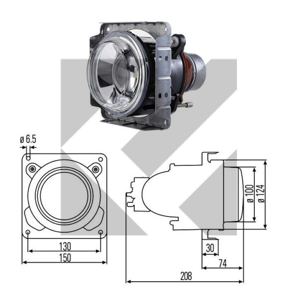 PROIETTORE ANABB.DX/SX H1 24V