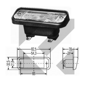 FANALE TARGA 24V