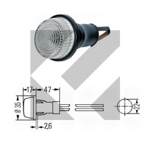 FANALE POSIZIONE ANT.12/24V