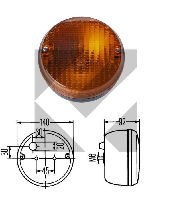 FANALE POST.DIREZIONE DX/SX 12/24V