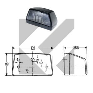 FANALE TARGA DX/SX