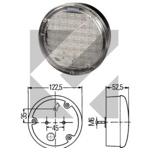 FANALE POST.LED 24V POS./STOP/DIR.