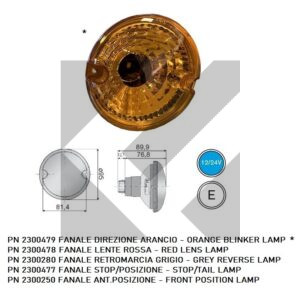FANALE POST.DIR.ARANCIO D.95