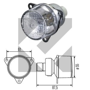 FANALE POSIZIONE ANT.12/24V S/LAMP.