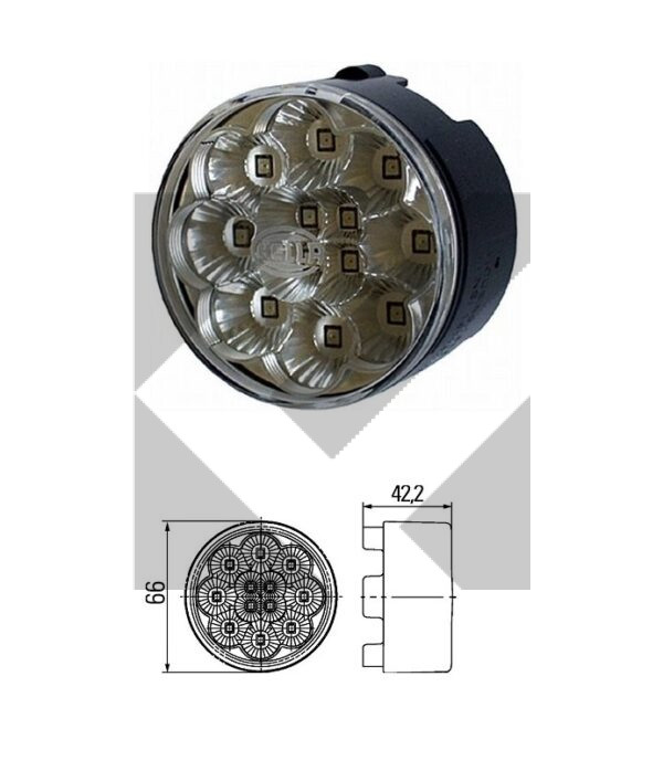 FANALE POST.POSIZIONE 12 LED 24V