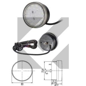 FANALE ANT.LED 24V DIR./POS./DRL