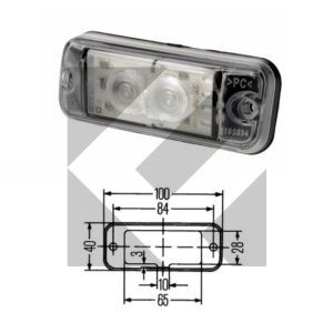 LUCE INGOMBRO ANTERIORE LED 24V