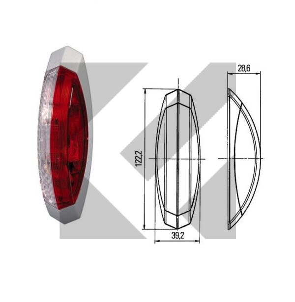 LUCE INGOMBRO SX 12/24V