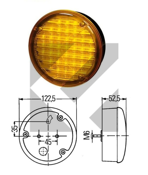 FANALE DIREZIONE POST.LED 24V