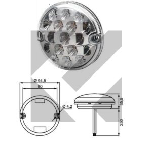 FANALE LED 12/24V DIR/POS/STOP