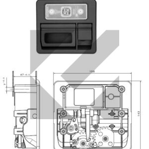 MANIGLIA ELETTRICA