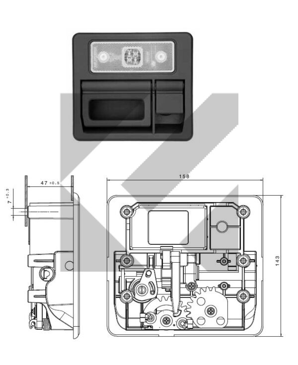 MANIGLIA ELETTRICA