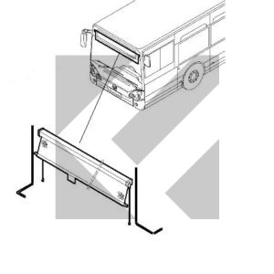 TENDA PARABREZZA MANUALE L=1487 CITELIS