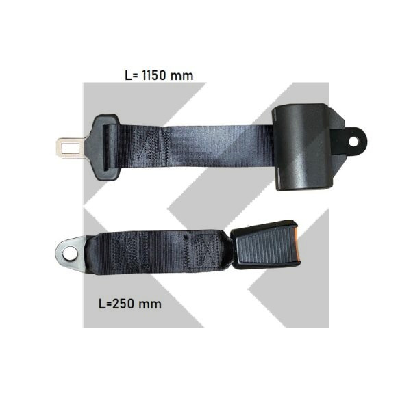 CINTURA SICUREZZA 2P L.1500 MM