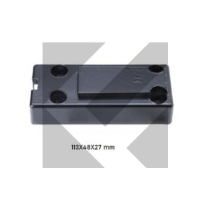 PIASTRA FISSAGGIO RETROVISORE 113X48X27MM