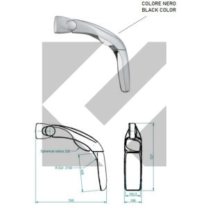 RETROVISORE DX 24V MOD.309