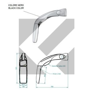 RETROVISORE SX 24V MOD.309