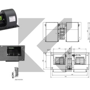 ELETTROVENTILATORE DRG 1200 24V 1-4V