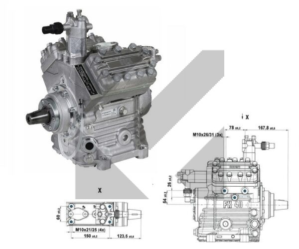 COMPRESSORE BOCK FKX40/655 K1