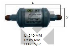 FILTRO DISDRATATORE 405 5/8 SAE