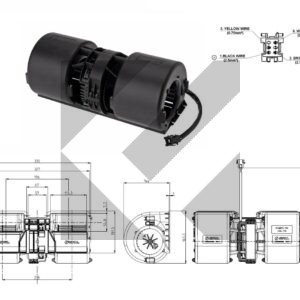 ELETTROVENTILATORE RADIALE BRUSHLESS 24V