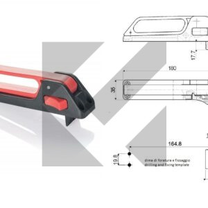 MANIGLIA EMERGENZA PORTE PVC