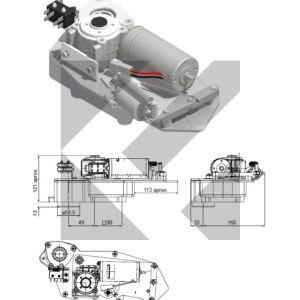 MOTORE ELETTRICO SX 24V